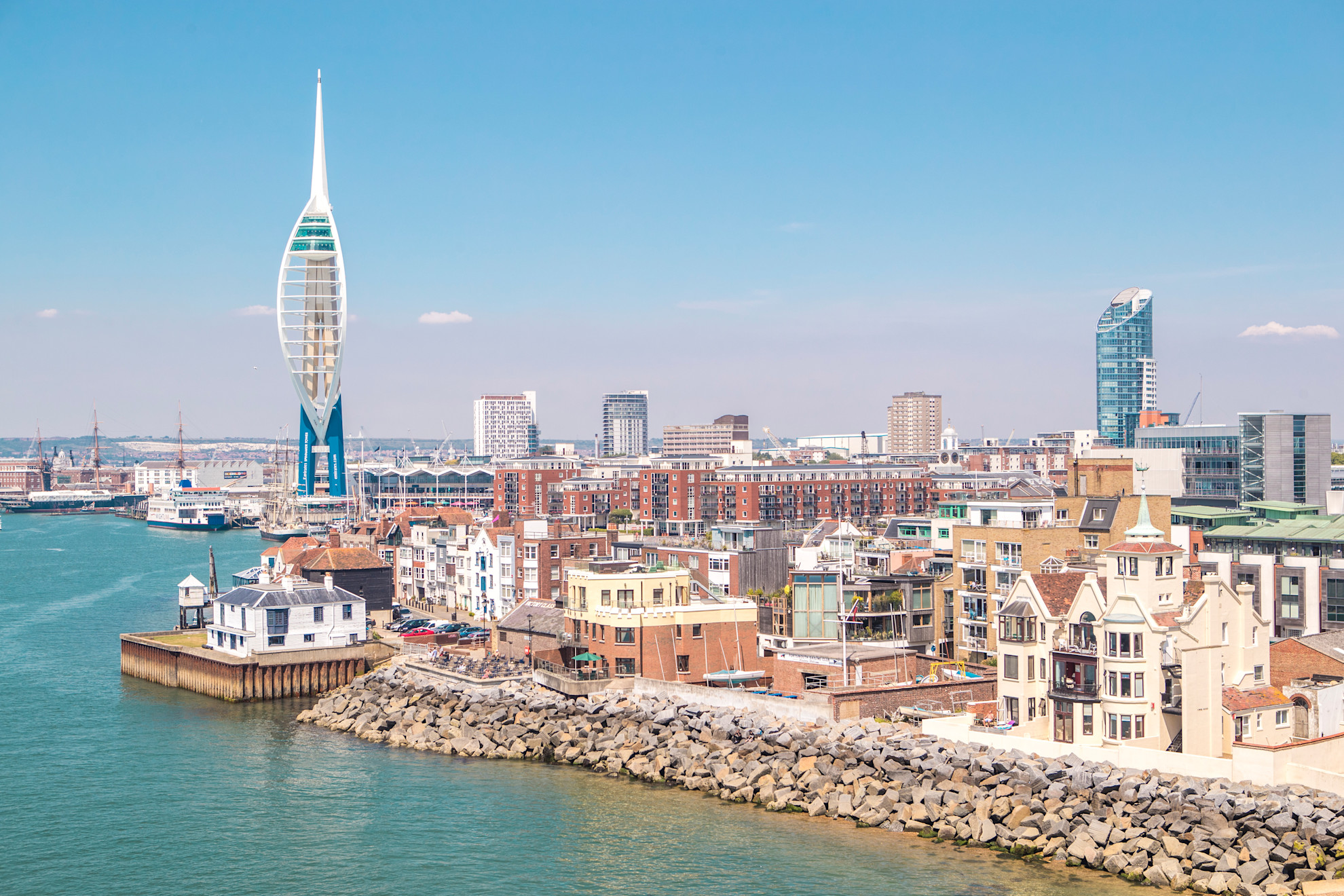 Spinnaker Tower from the water, Portsmouth