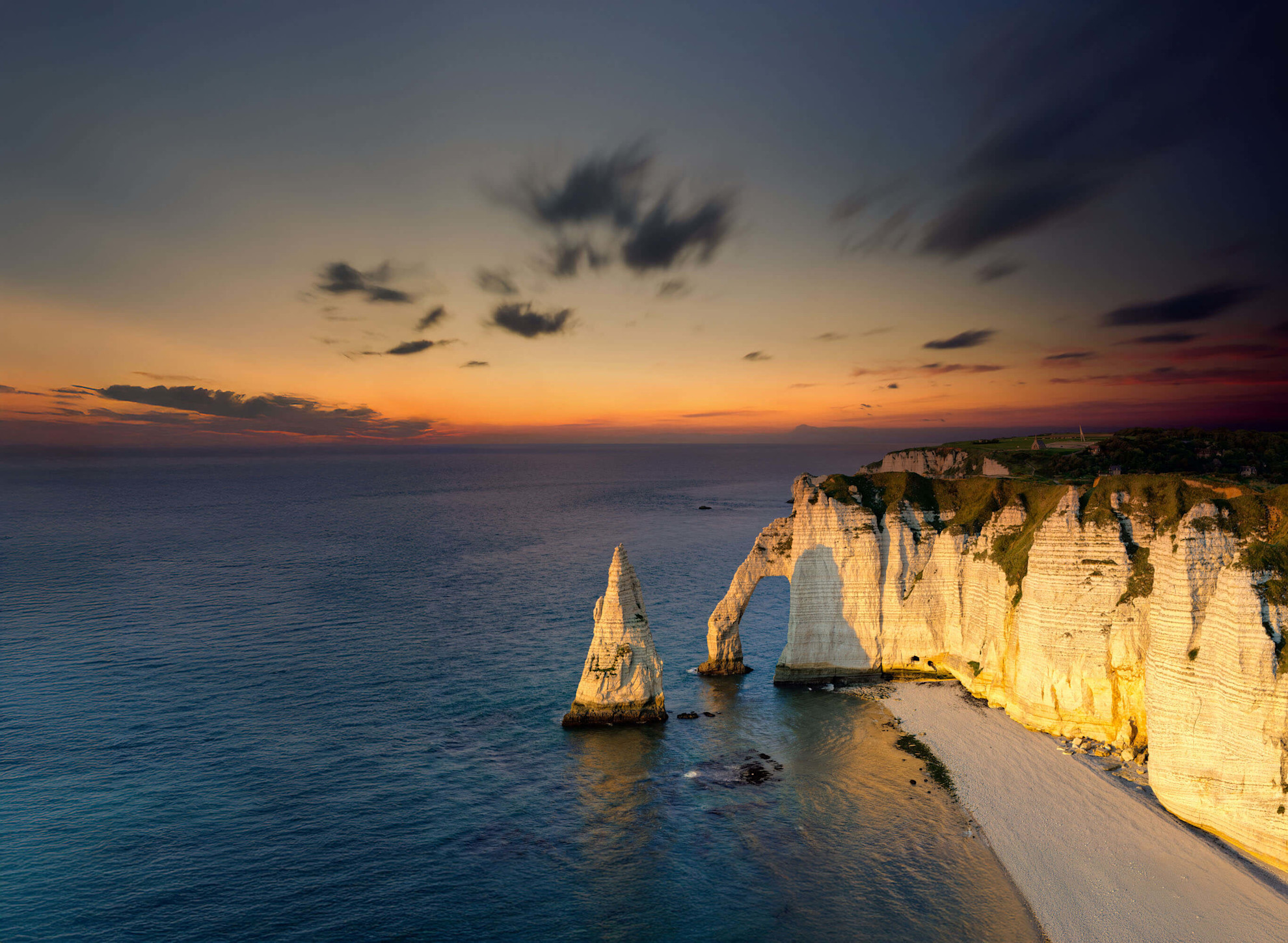 The cliffs at Étretat, Normandy