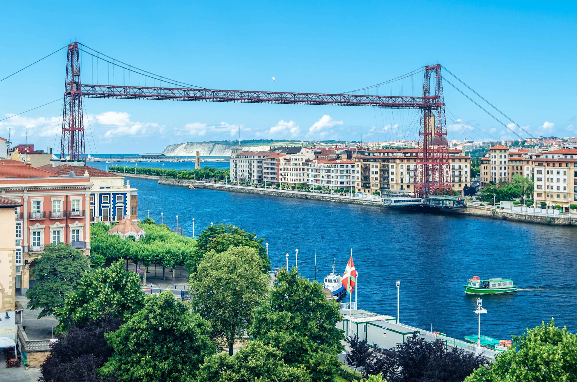 Vizcaya Bridge in Portugalete, Basque Country, Spain