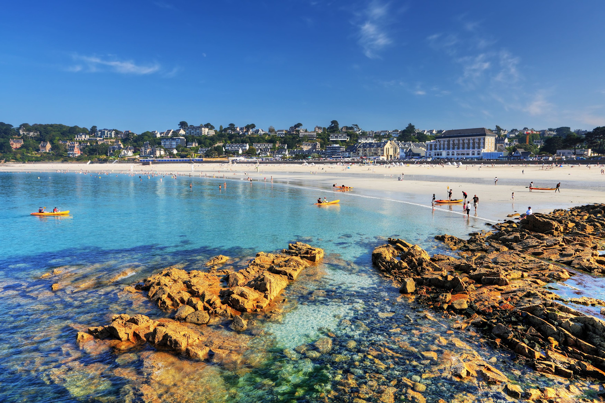 Plage de Trestraou in Brittany