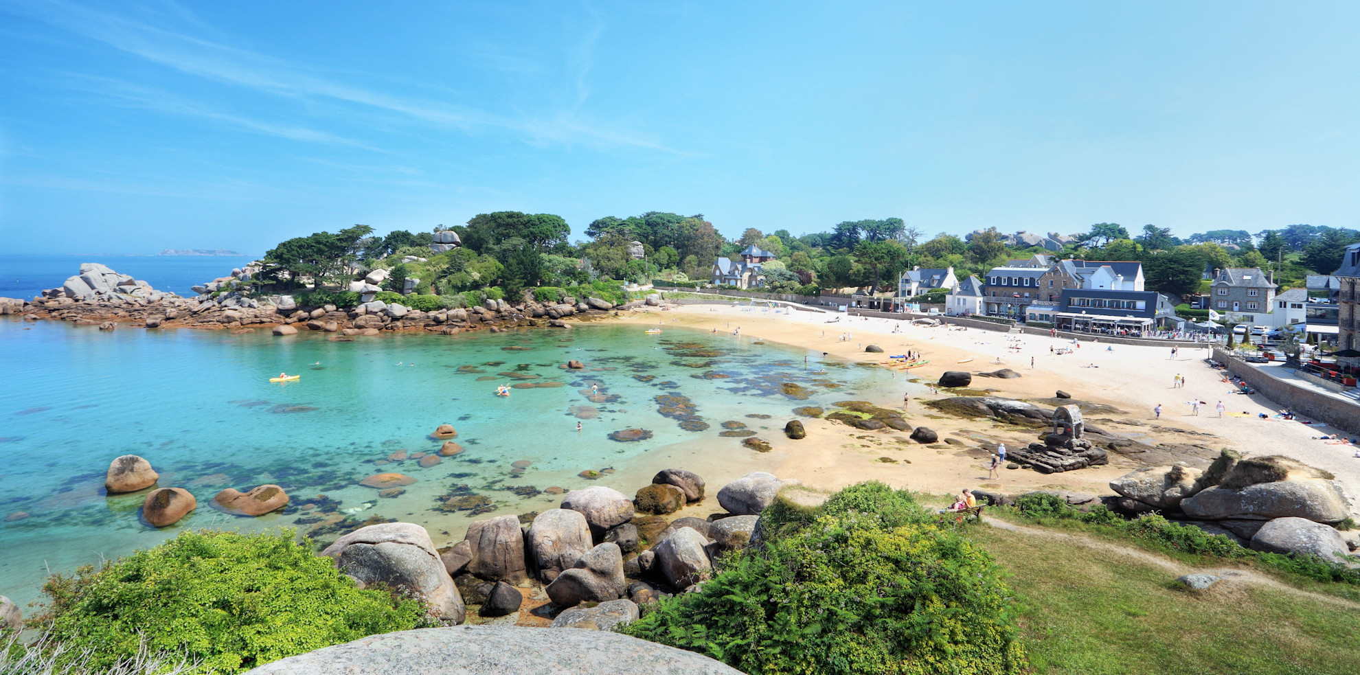 Trestraou plage in Brittany