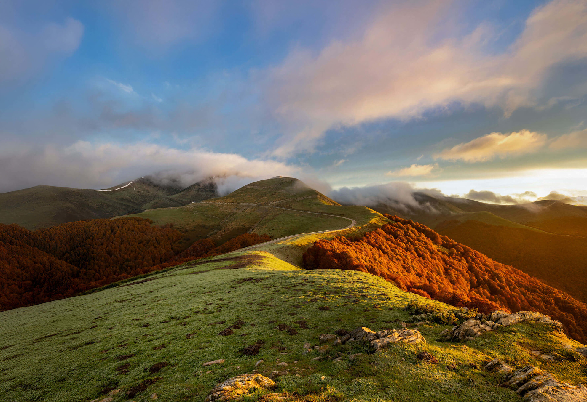 Autumn landscape in Spain