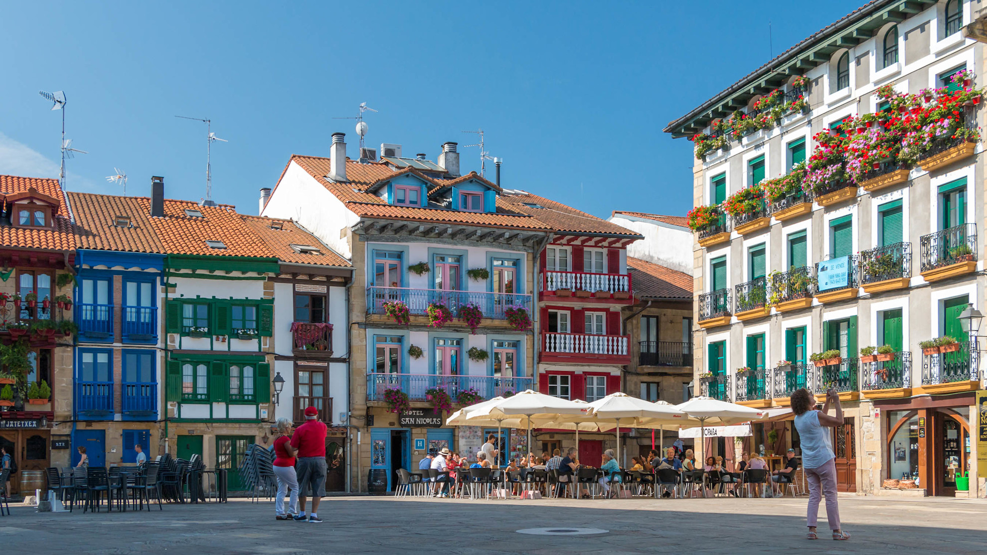 Hondarribia, the most beautiful medieval town in Guipúzcoa.