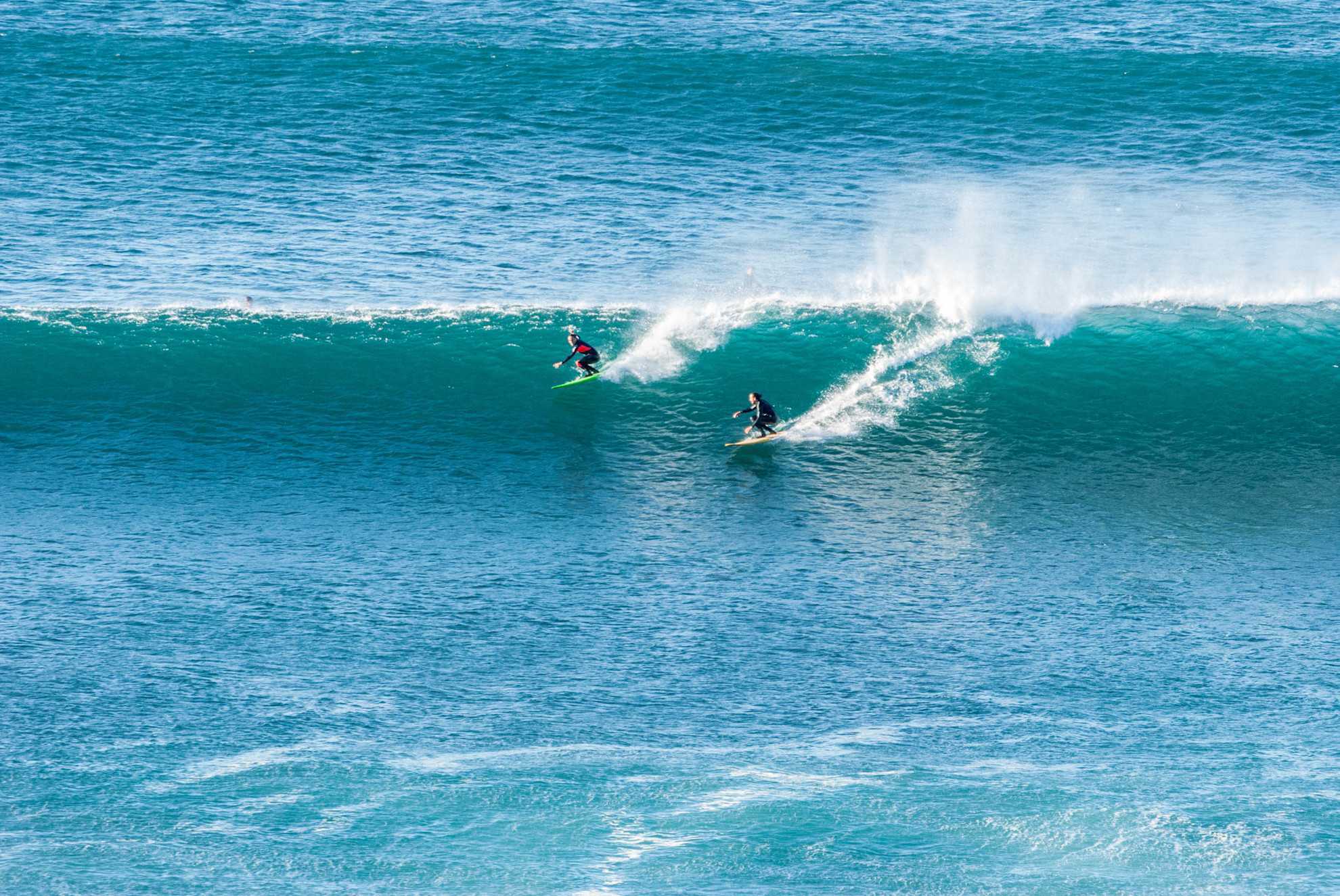Sopelana is a vibrant spot for surfing in the Basque Country of Spain.