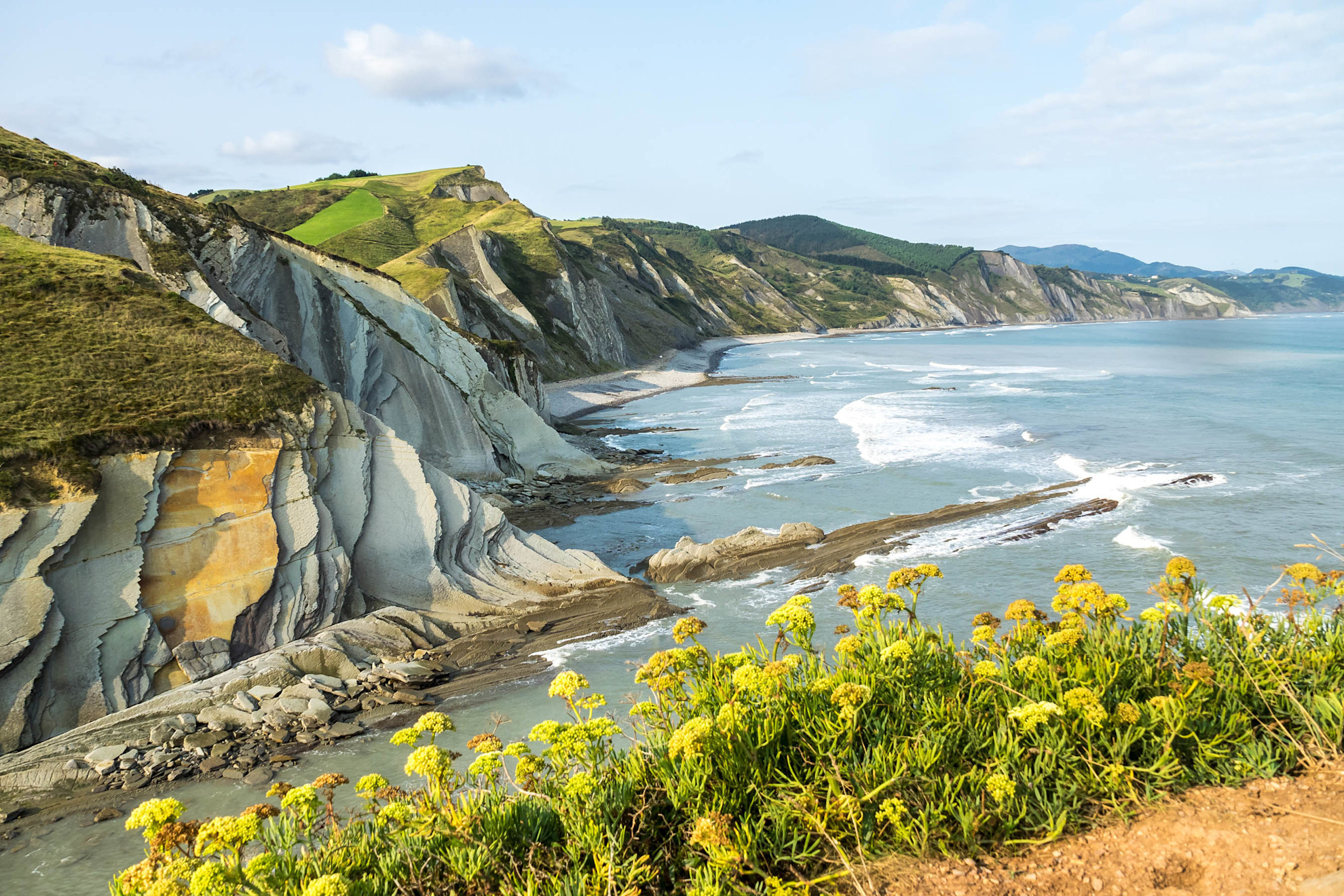 Basque coast wonder: the stunning flysch formations of Zumaia.