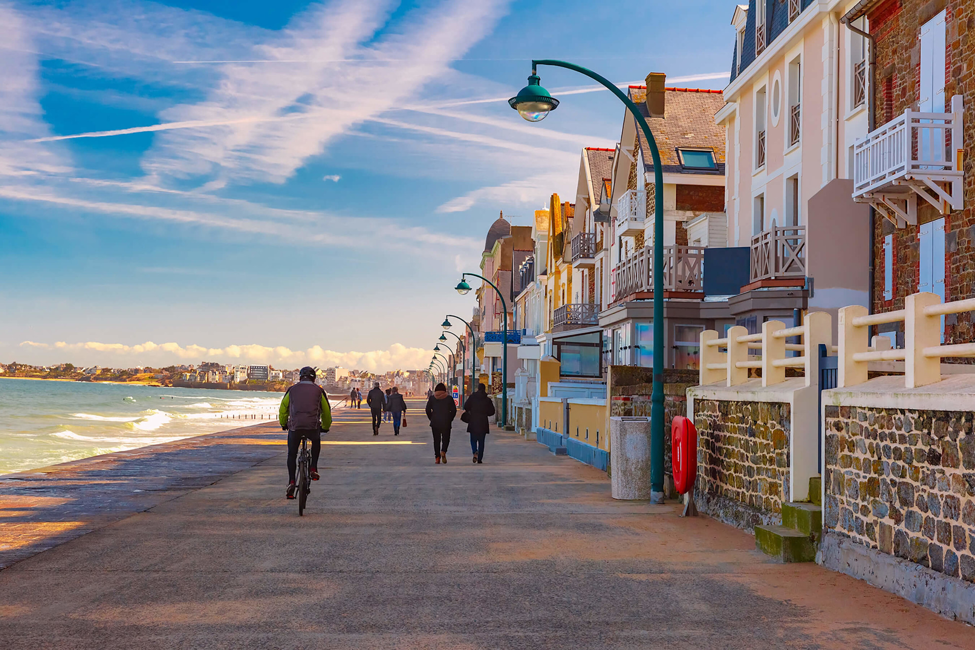 St Malo seafront, Brittany