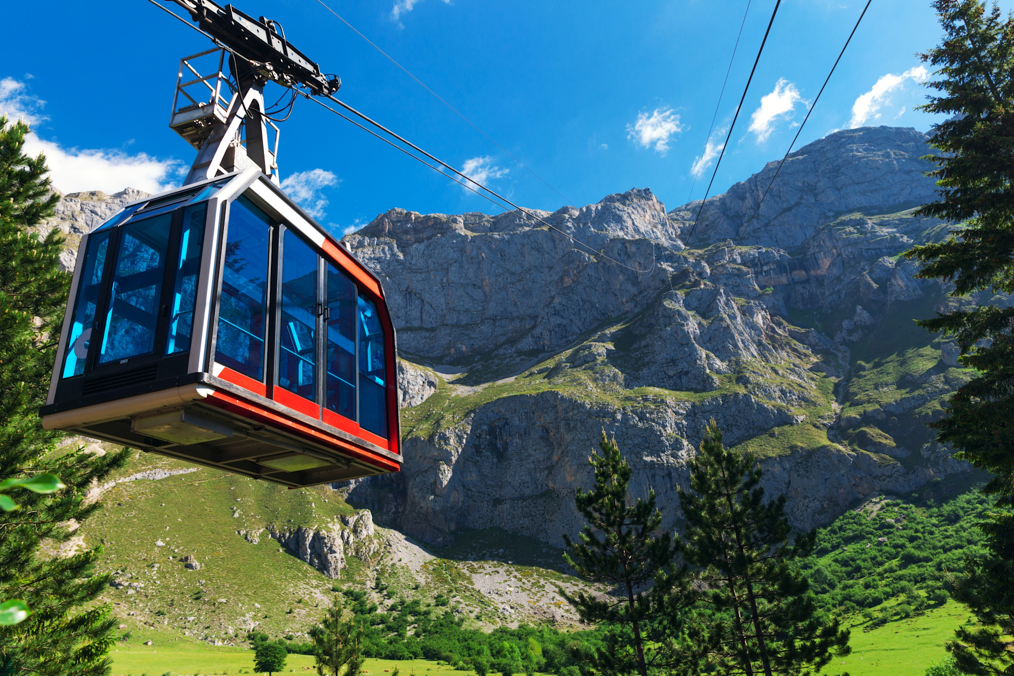 Fuente de cable car