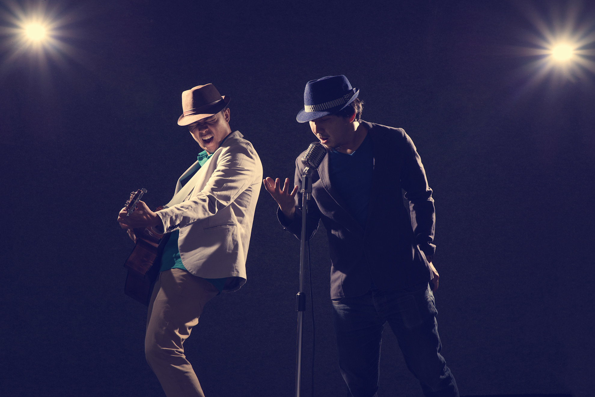 Musicians performing