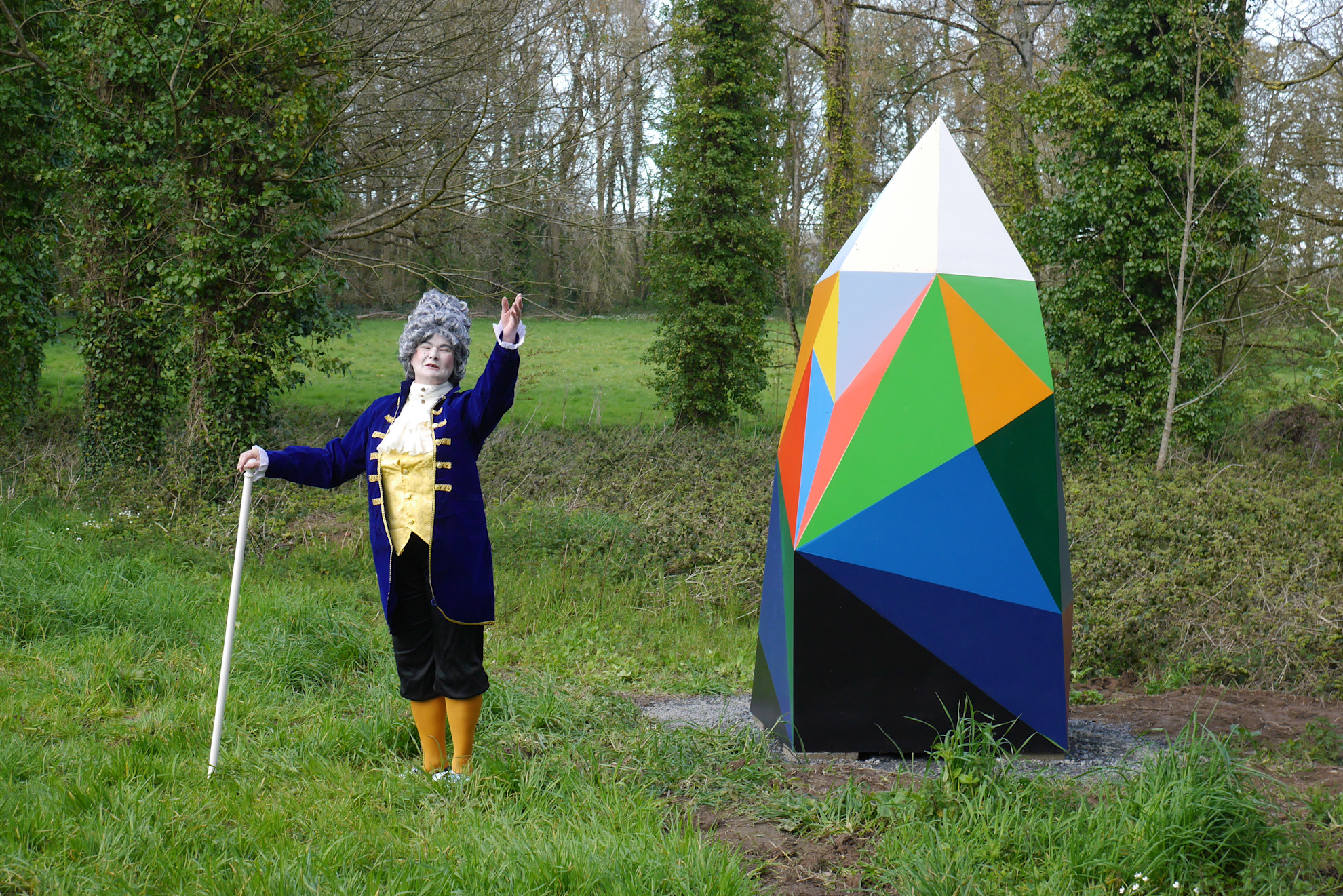 Art installation on the Legends Art Trail, Brittany