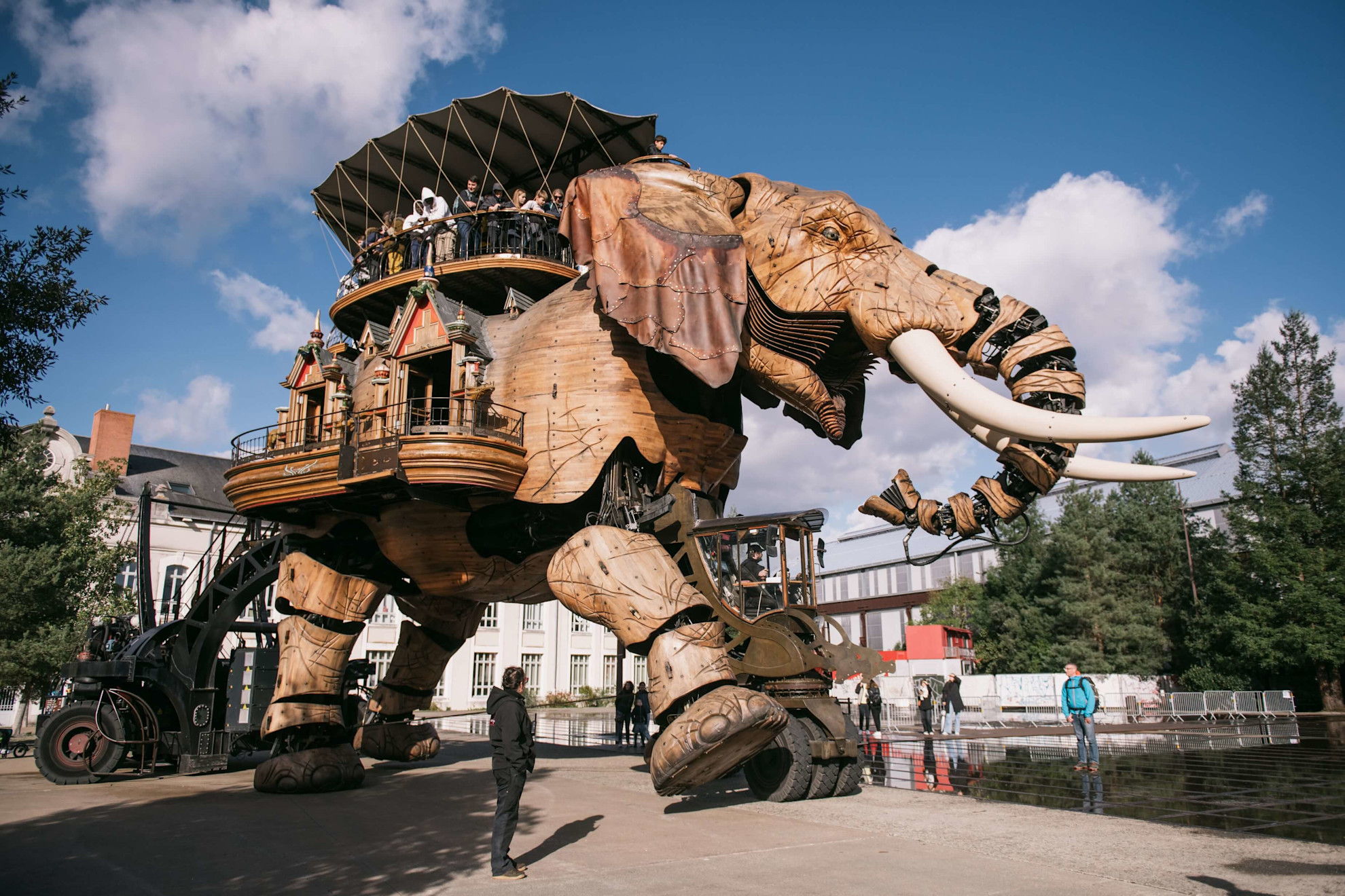 Le Grand Éléphant, Machines de l'Île in Nantes © David Gallard / LVAN