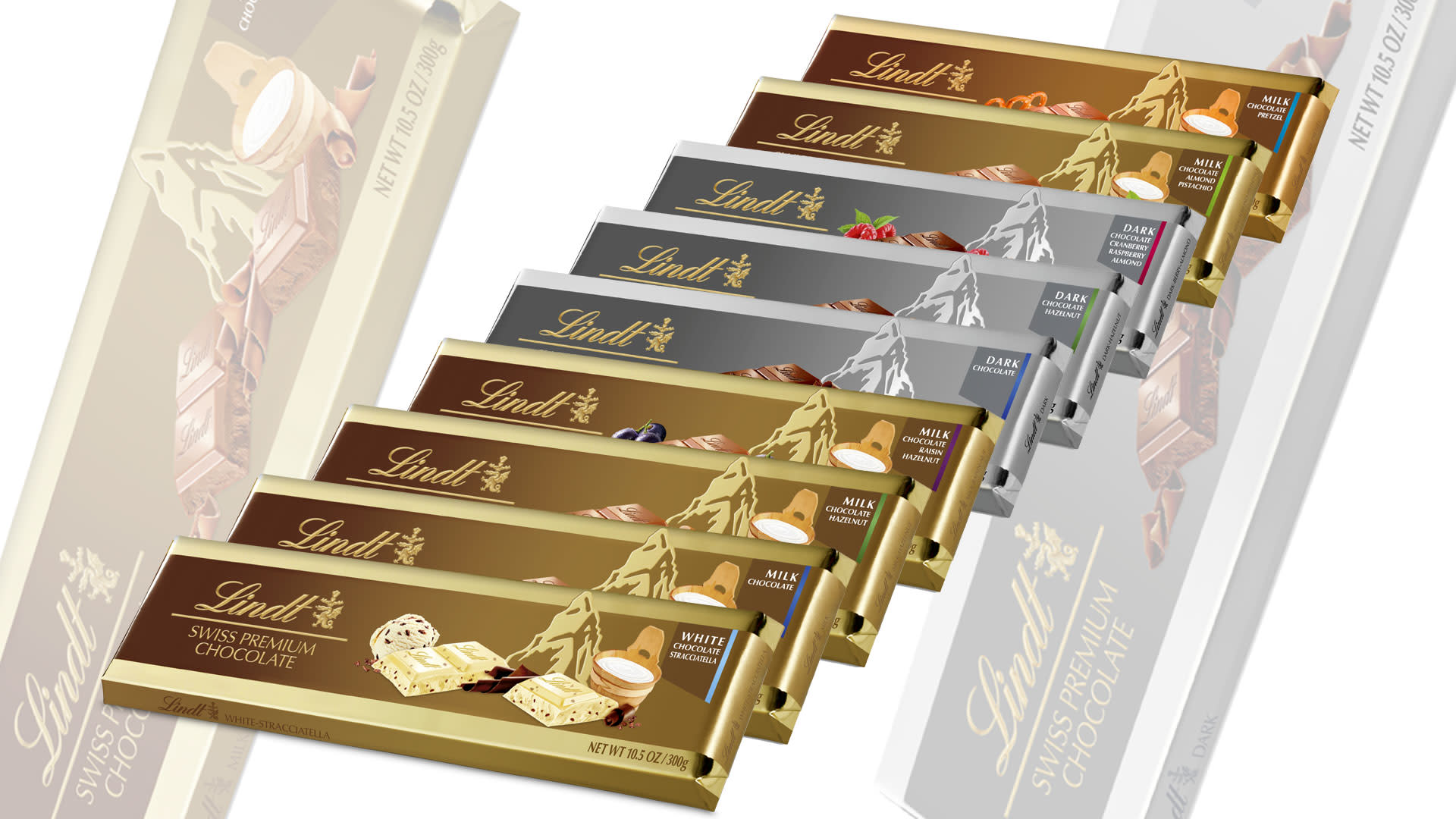 Lindt Gold & Silver Tablets 300g