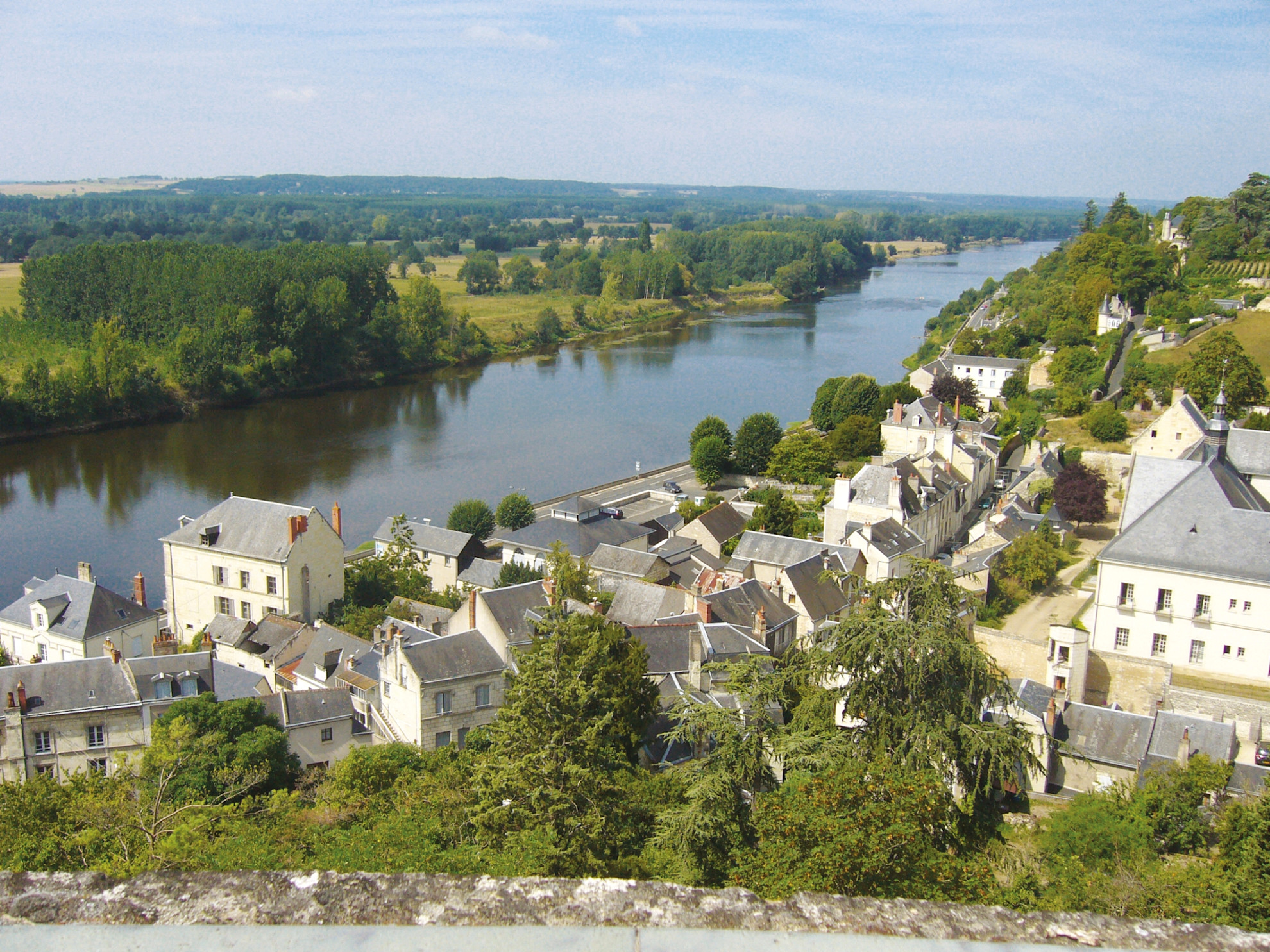 Chinon and the river Vienne