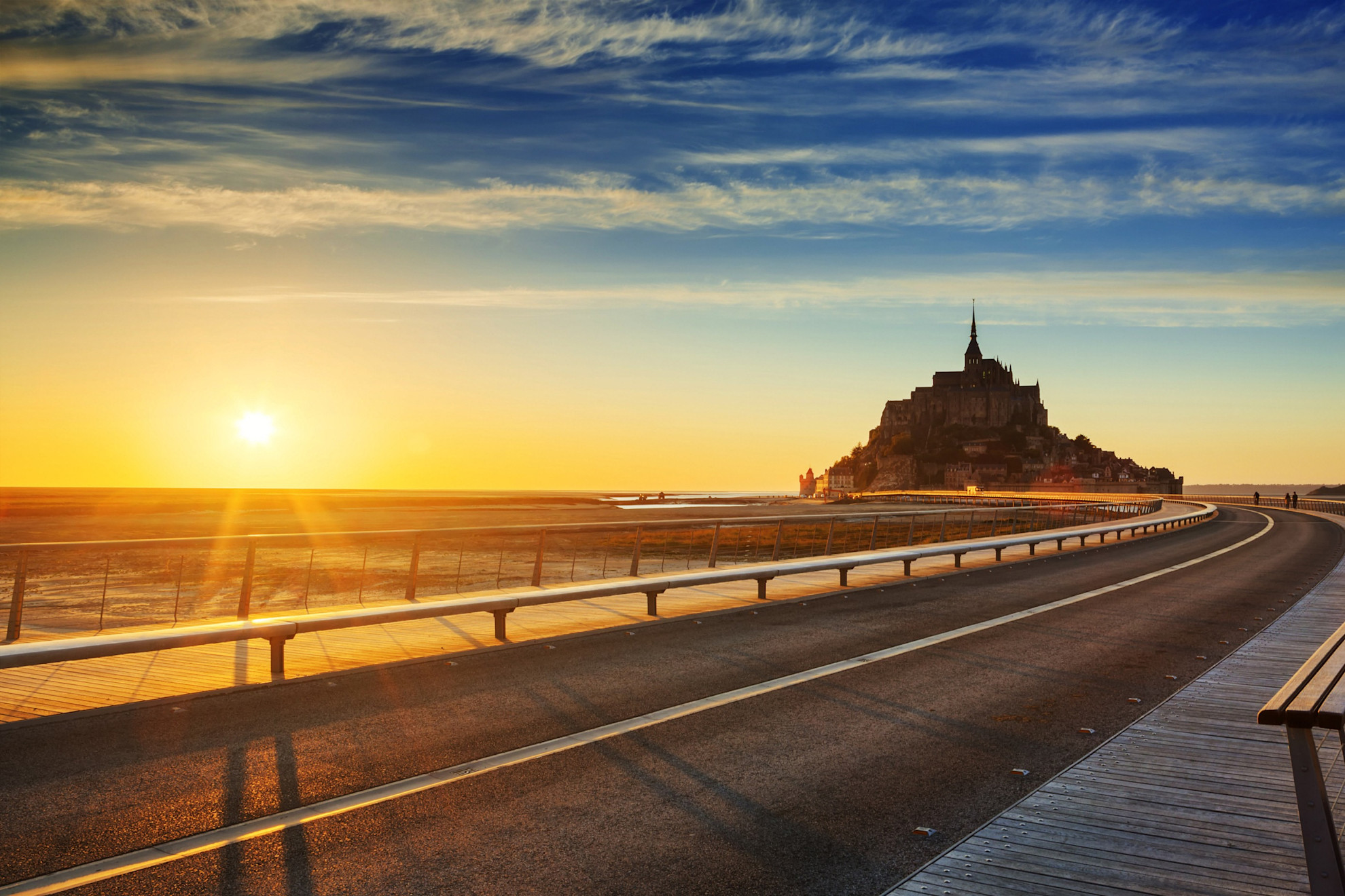 The magnificent Mont St Michel