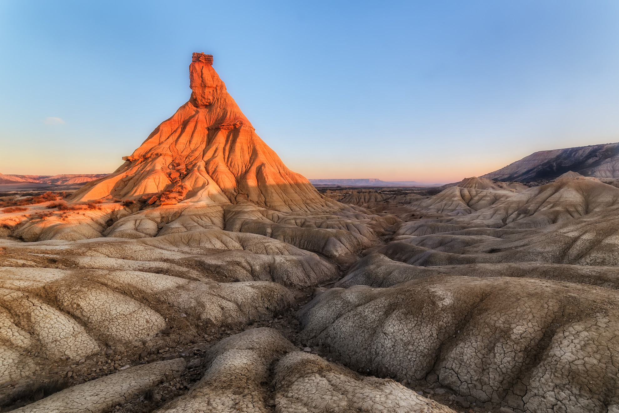 Landscape of Bardenas Reales Navarra