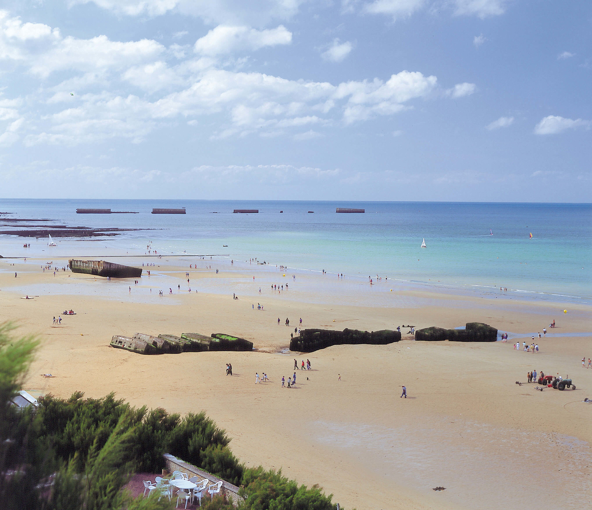 WW2 D-day beach, Arromanches, Normandy