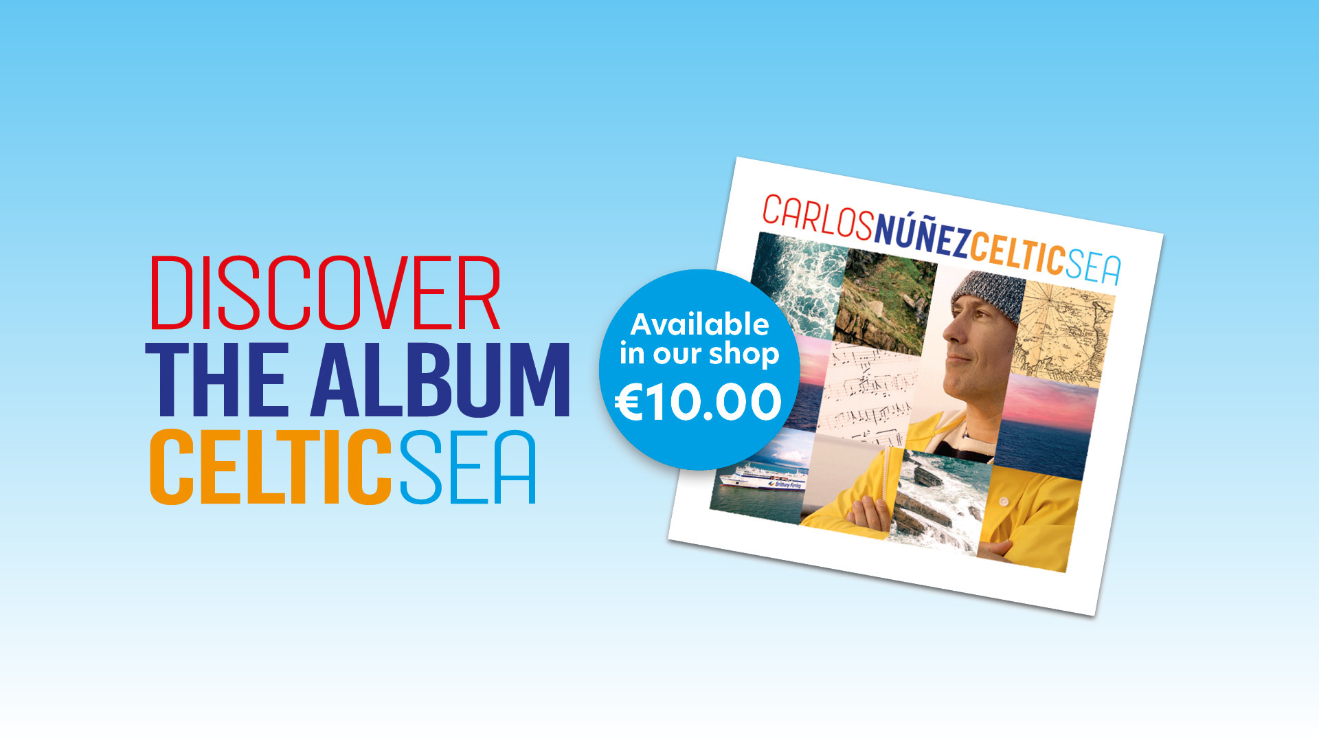 Carlos Núñez album Celtic Sea available for €10.00