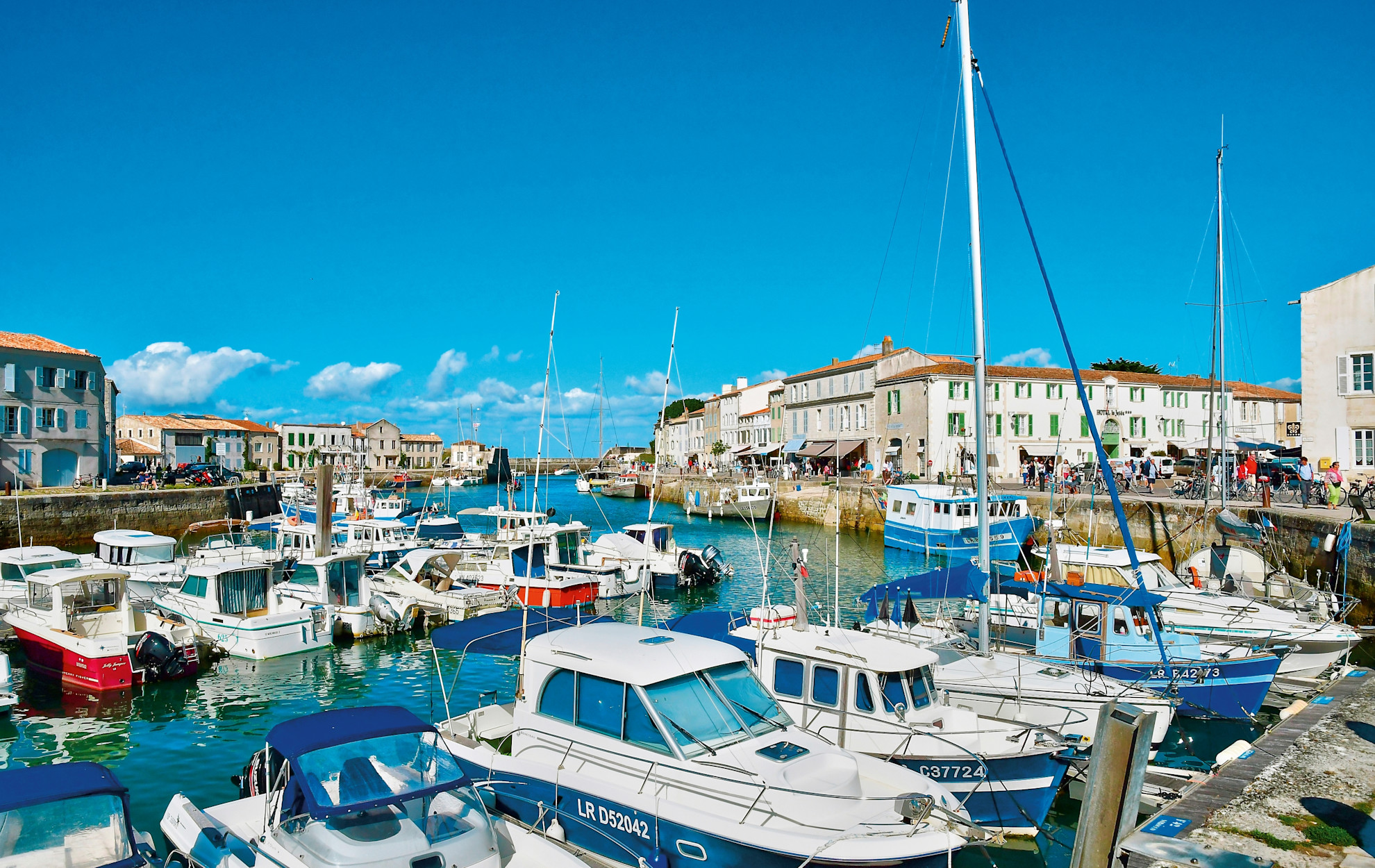 View of Ile de Re on Island Delights car tour