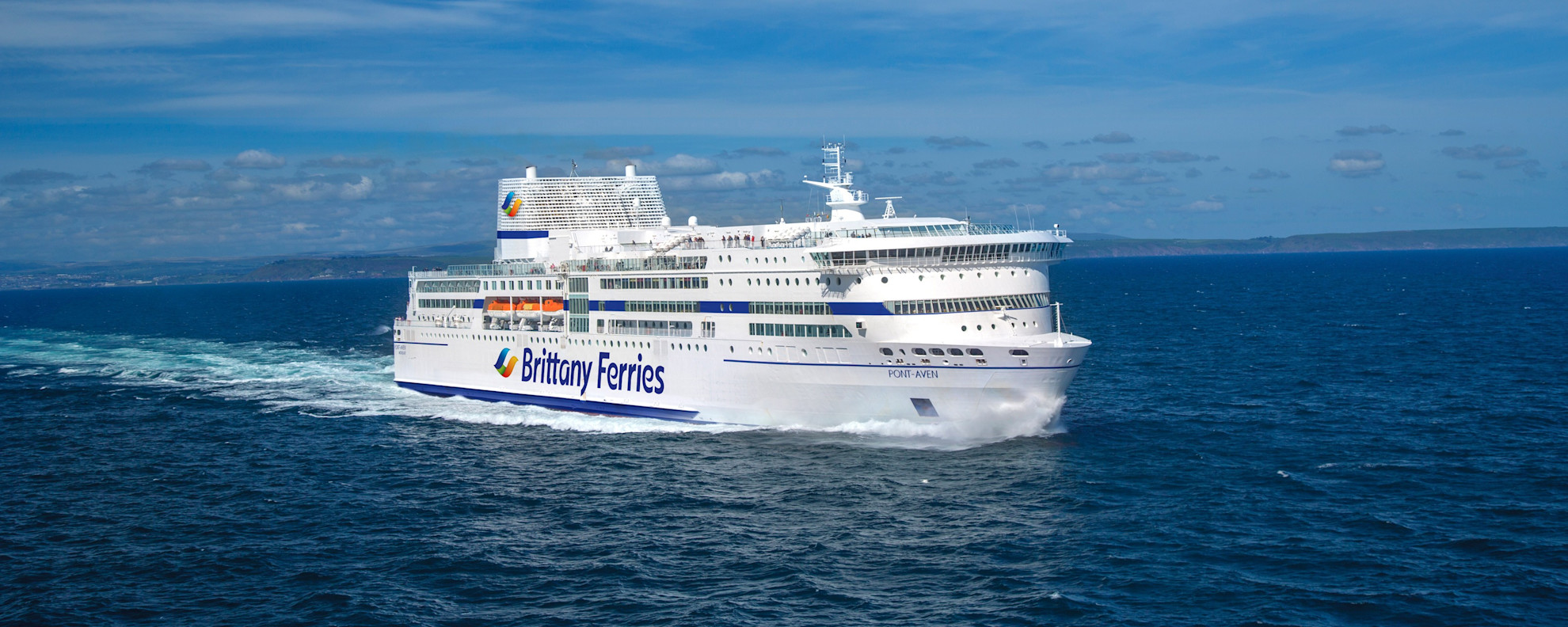 Pont-Aven at sea