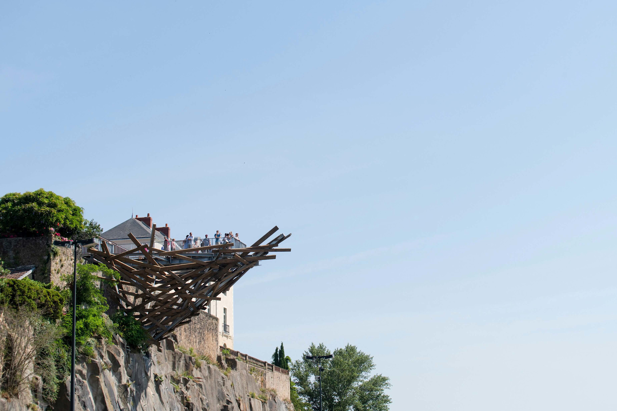 Tadashi Kawamata, Belvédère de l'Hermitage, Le Voyage à Nantes 2019 © Martin Argyroglo / LVAN