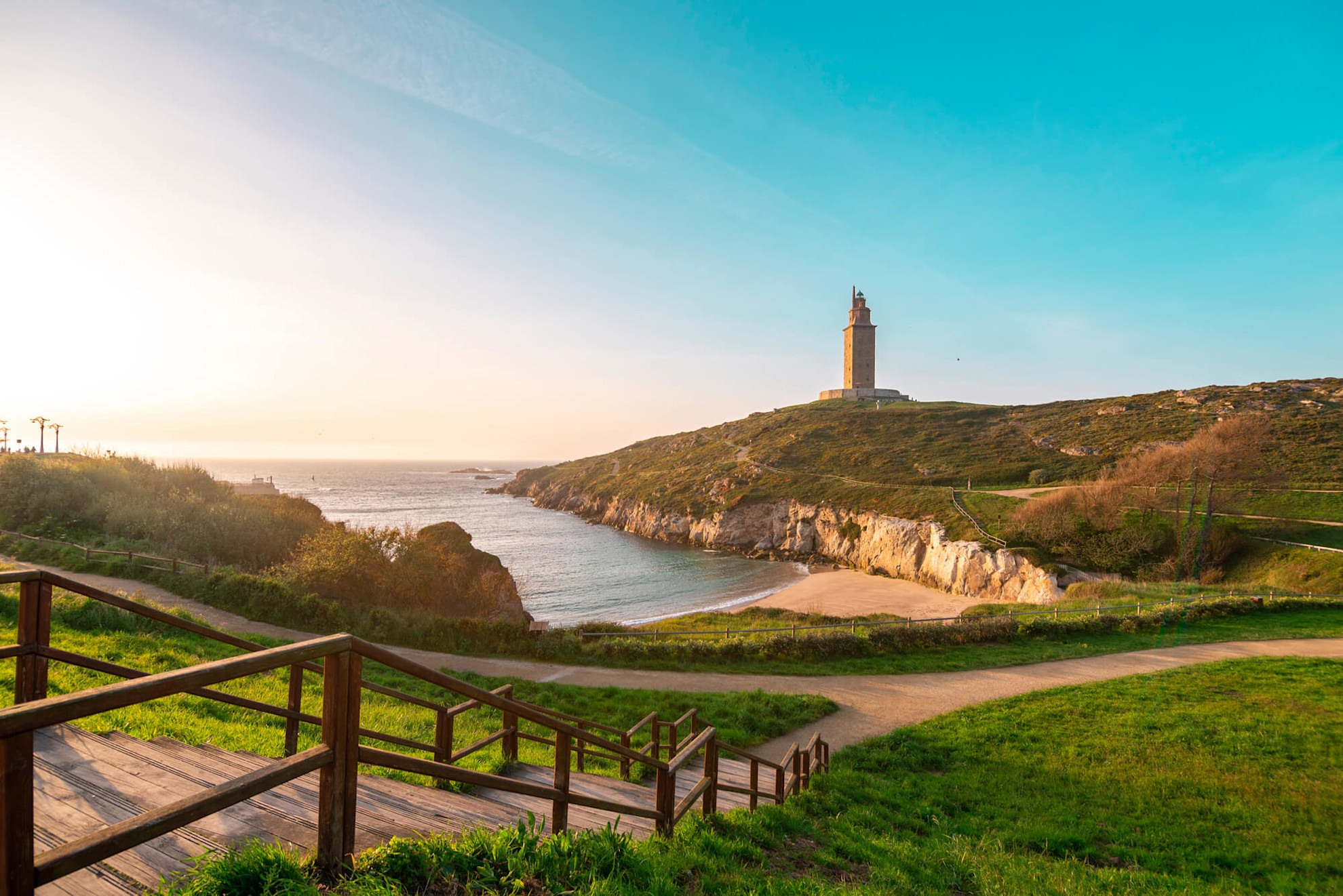The Tower of Hercules near A Coruña, Galicia