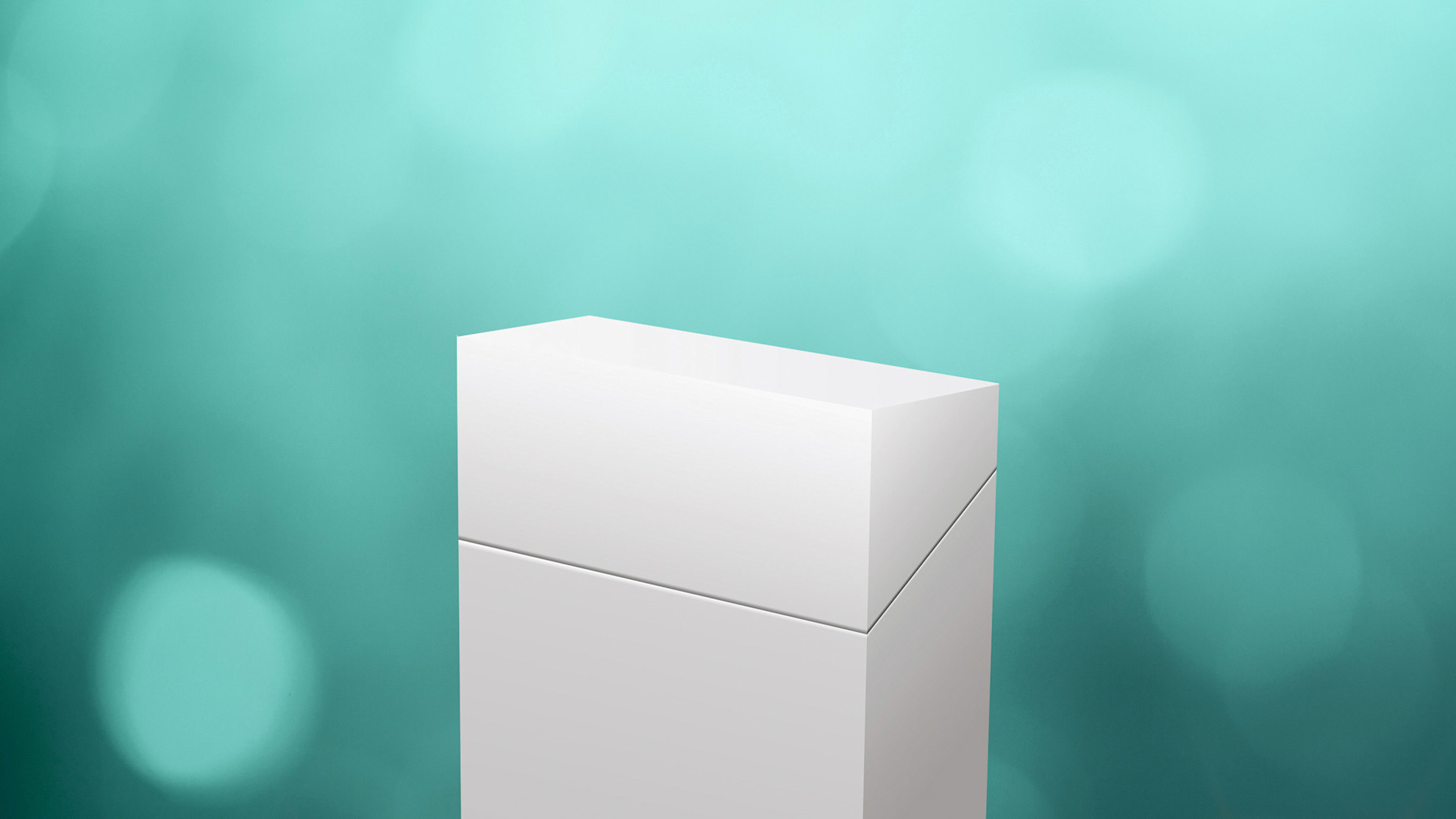 Blank box of cigarettes