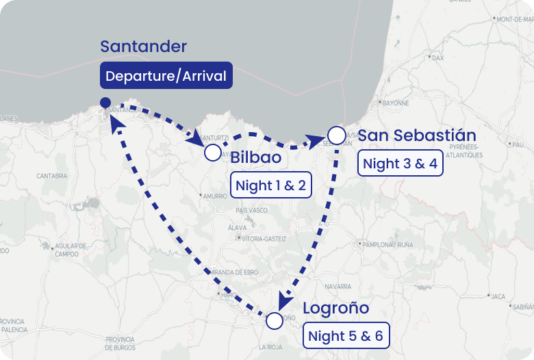 Spain Basque Country map