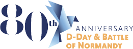 Normandy Tourism 80th anniversary D-day logo
